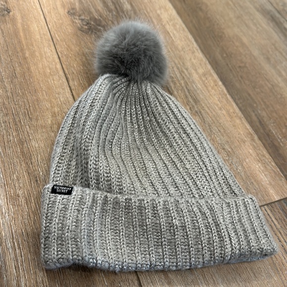 Like New Victoria’s Secret Winter Hat! Silver Sparkly with Pretty Embellishments - Picture 6 of 8